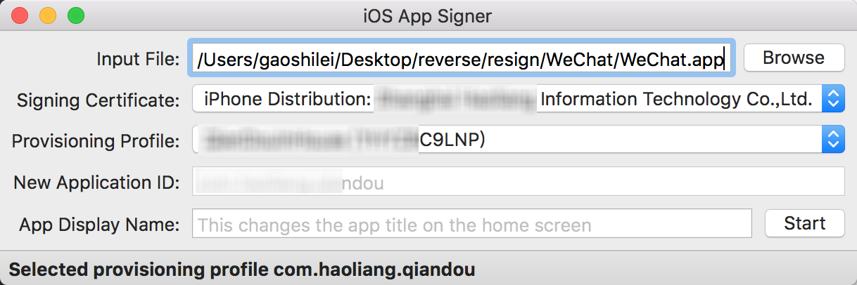 iOS App Signer